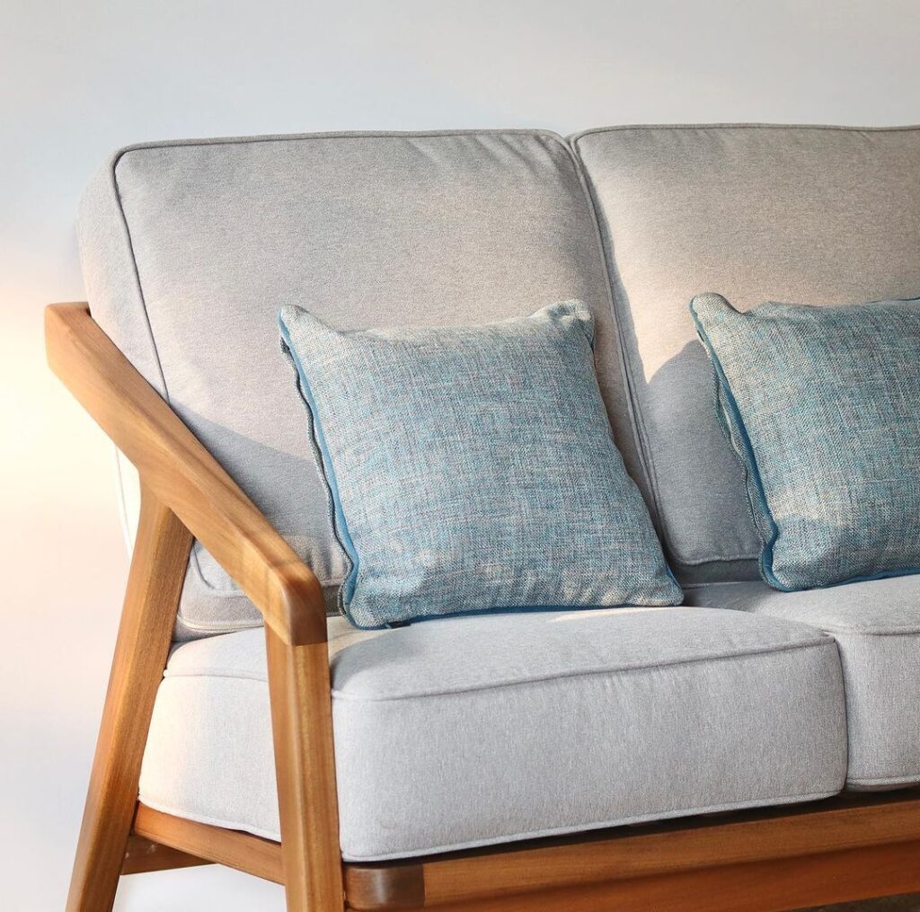 Cozyfurn fibreguard african walnut sofa 4