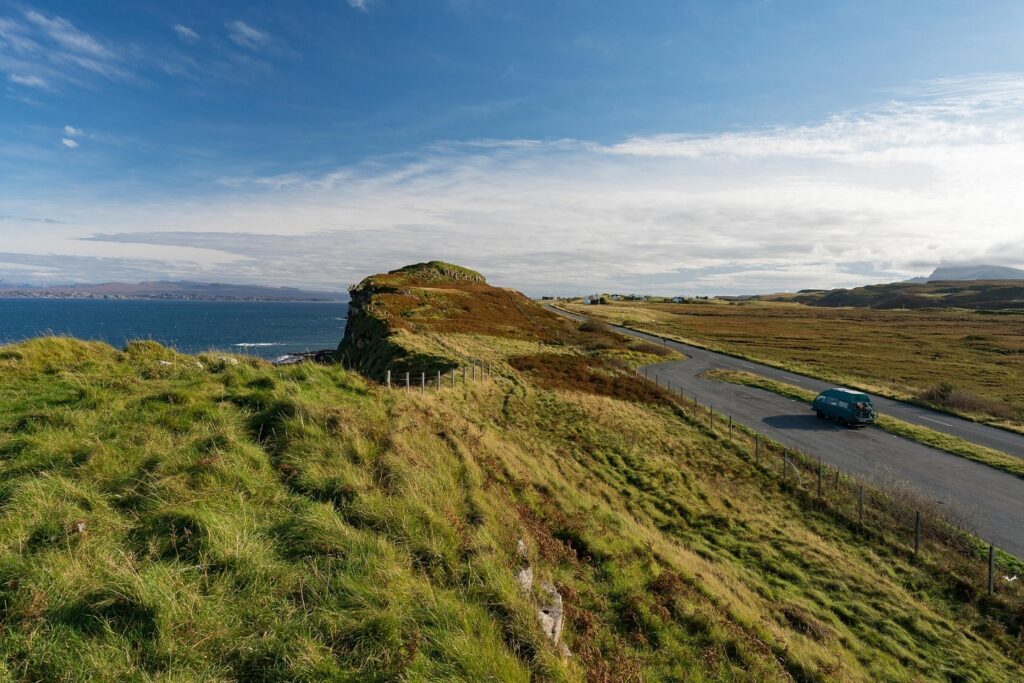 Scottish highlands vanlife