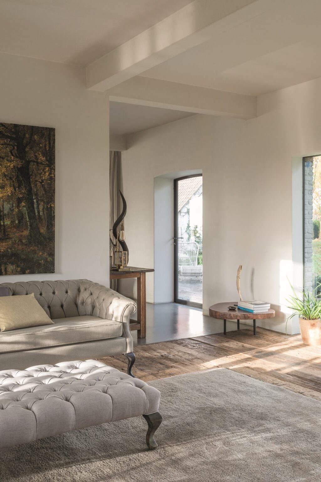 Timeless living room natural light